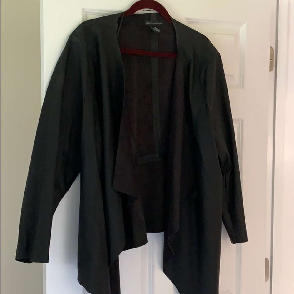 Faux leather/suede jacket. Stylish/profilish! 🍀♥️